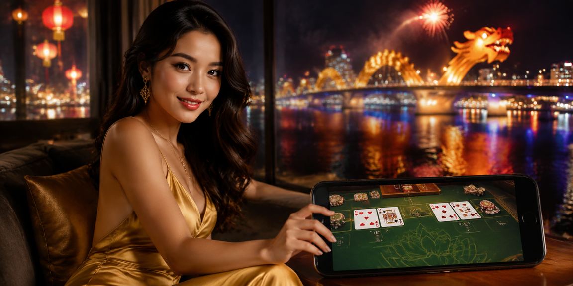 Người chơi thư giãn bên tách cà phê Đà Nẵng sau ván baccarat
